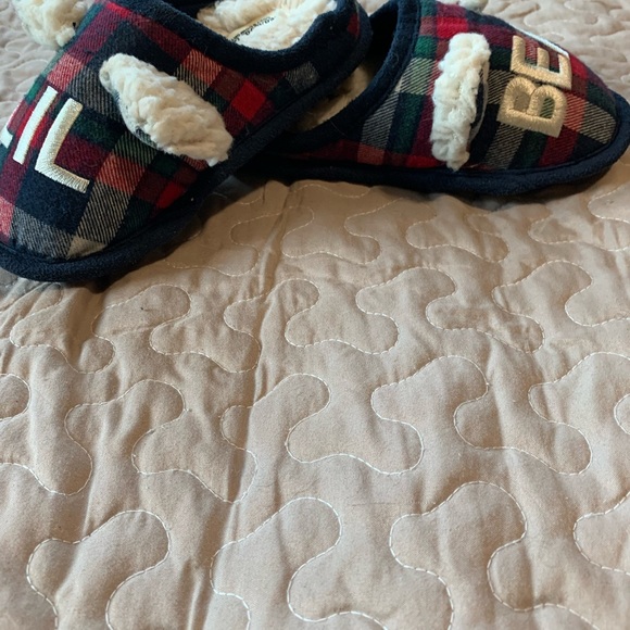 Lil Bear Slippers Sz 11-12 kids DearFoam EUC - Picture 5 of 10